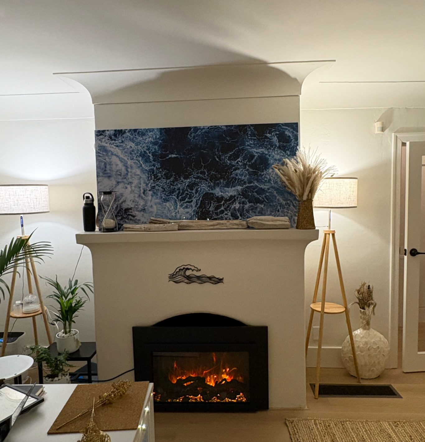 Treatment room for massage therapy and massage wellness services. 